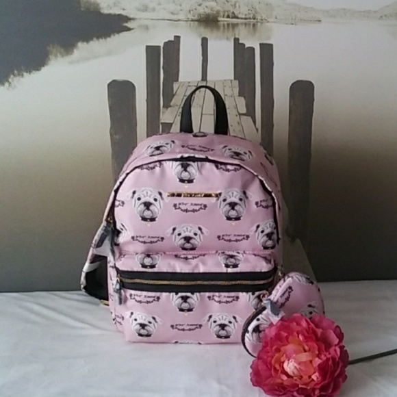 betsey johnson frenchie backpack